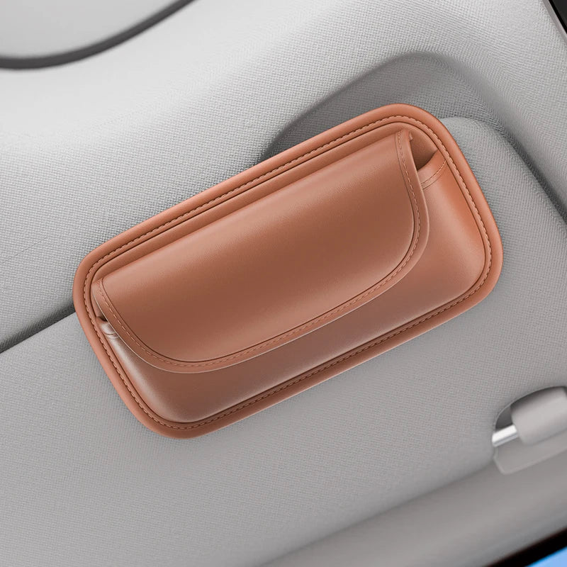 Car Sun Visor Glasses Case Organizer