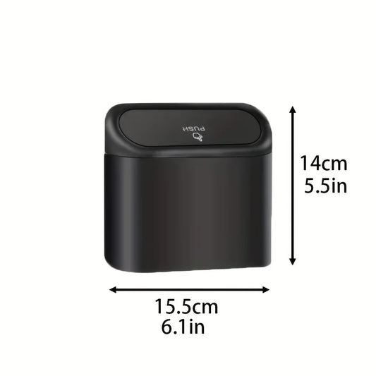 Mini 3Pcs Car Trash Can With Lid Contains