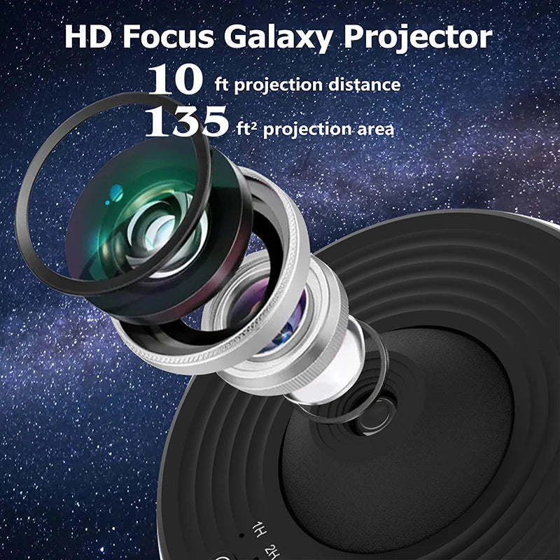 360° Rotate  Night Light Galaxy Projector