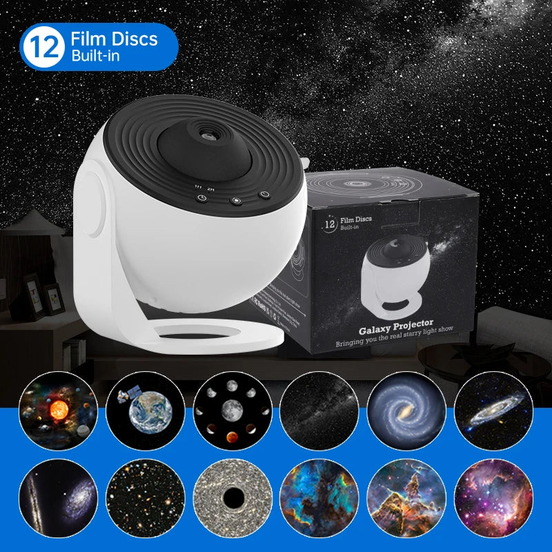 360° Rotate  Night Light Galaxy Projector