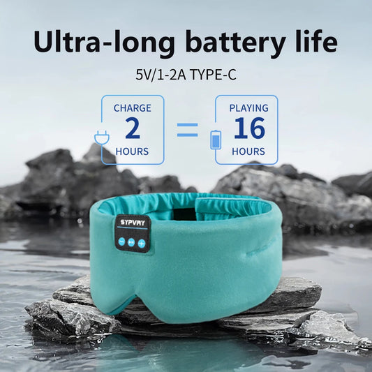 Bluetooth Wireless Headphones Soft Sleep Mask