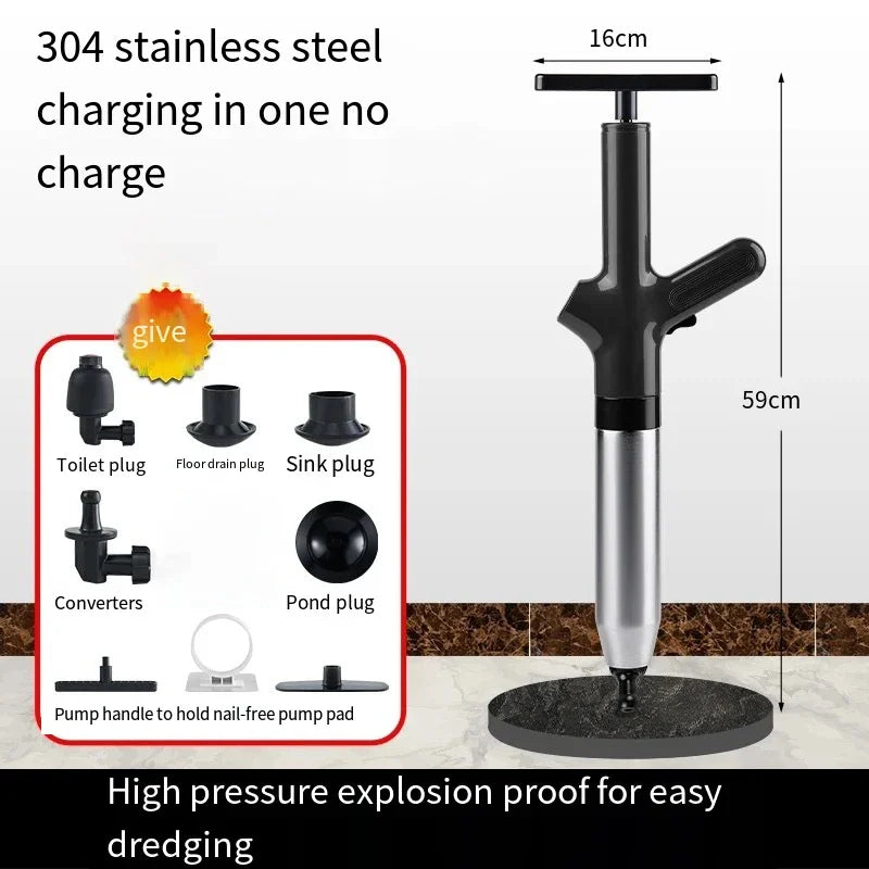 Household Kitchen Toilet High Pressure Drain Plunger
