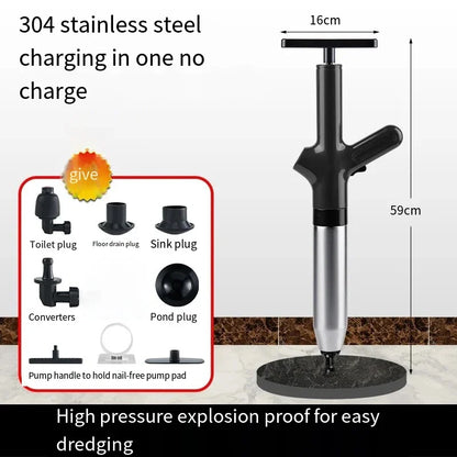 Household Kitchen Toilet High Pressure Drain Plunger