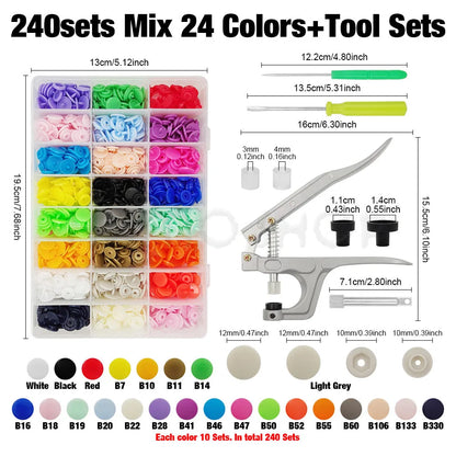 Snap Fastener Kits and Refills