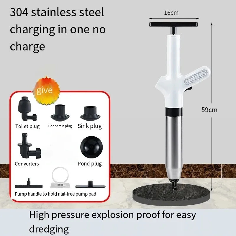Household Kitchen Toilet High Pressure Drain Plunger