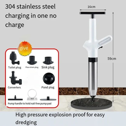 Household Kitchen Toilet High Pressure Drain Plunger