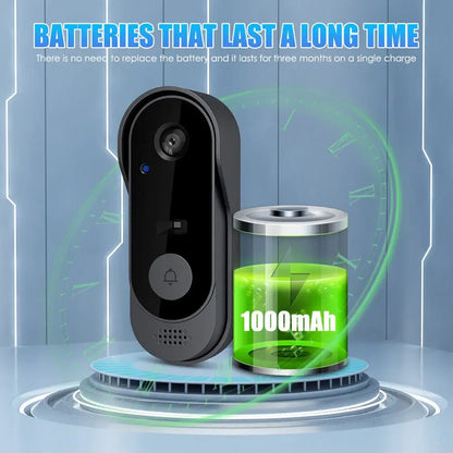Smart Wireless Doorbell With Camera