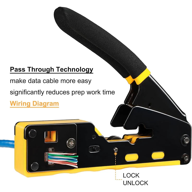 Ethernet Cable Crimping Tool
