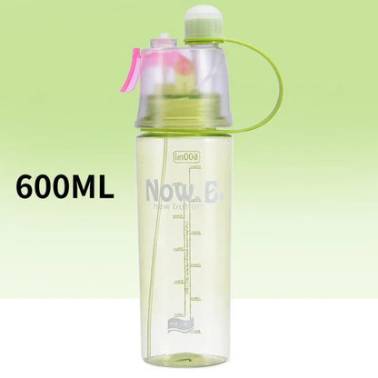 Creative Spray Water Bottle With Straw