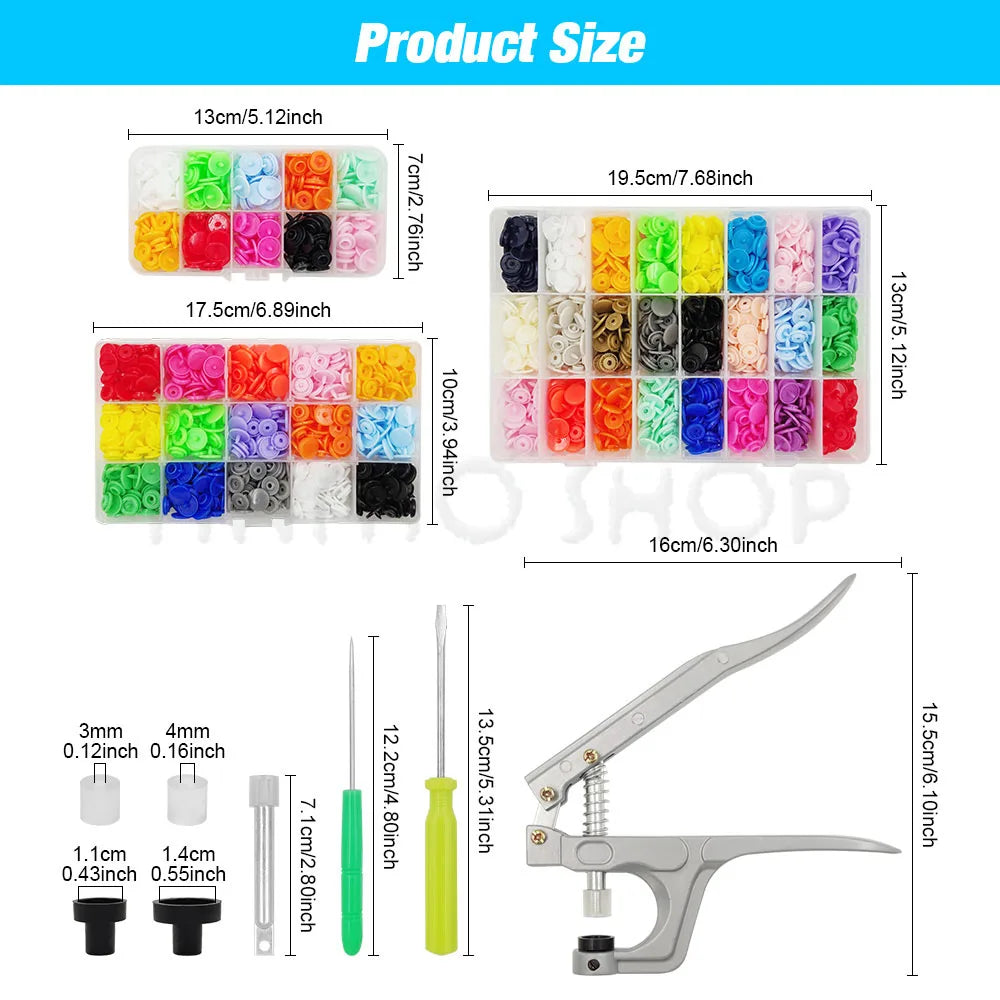 Snap Fastener Kits and Refills
