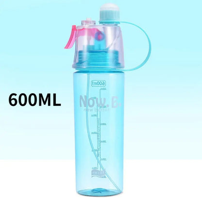 Creative Spray Water Bottle With Straw