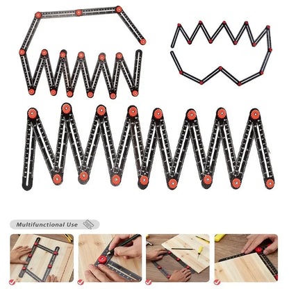 Adjustable Angle Template Ruler