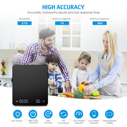 Digital Coffee Scale with Timer