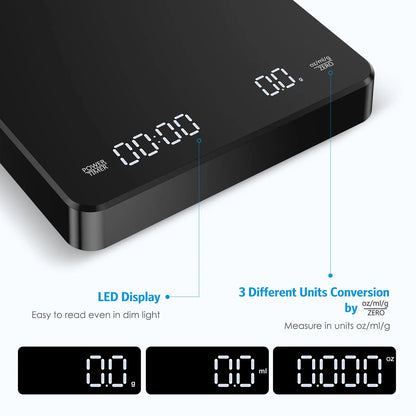 Digital Coffee Scale with Timer