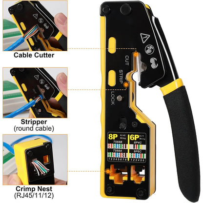 Ethernet Cable Crimping Tool