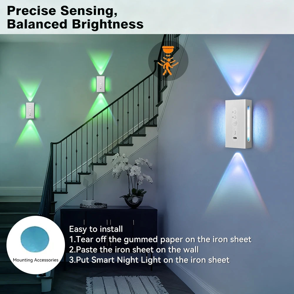 Smart Motion Sensor Magnetic Wall Lamp Light