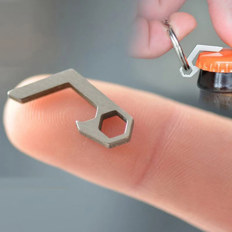 Mini lightweight bottle Opener Keyring Pocket Tool