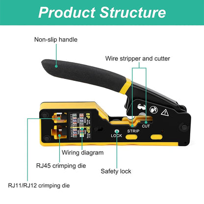 Ethernet Cable Crimping Tool