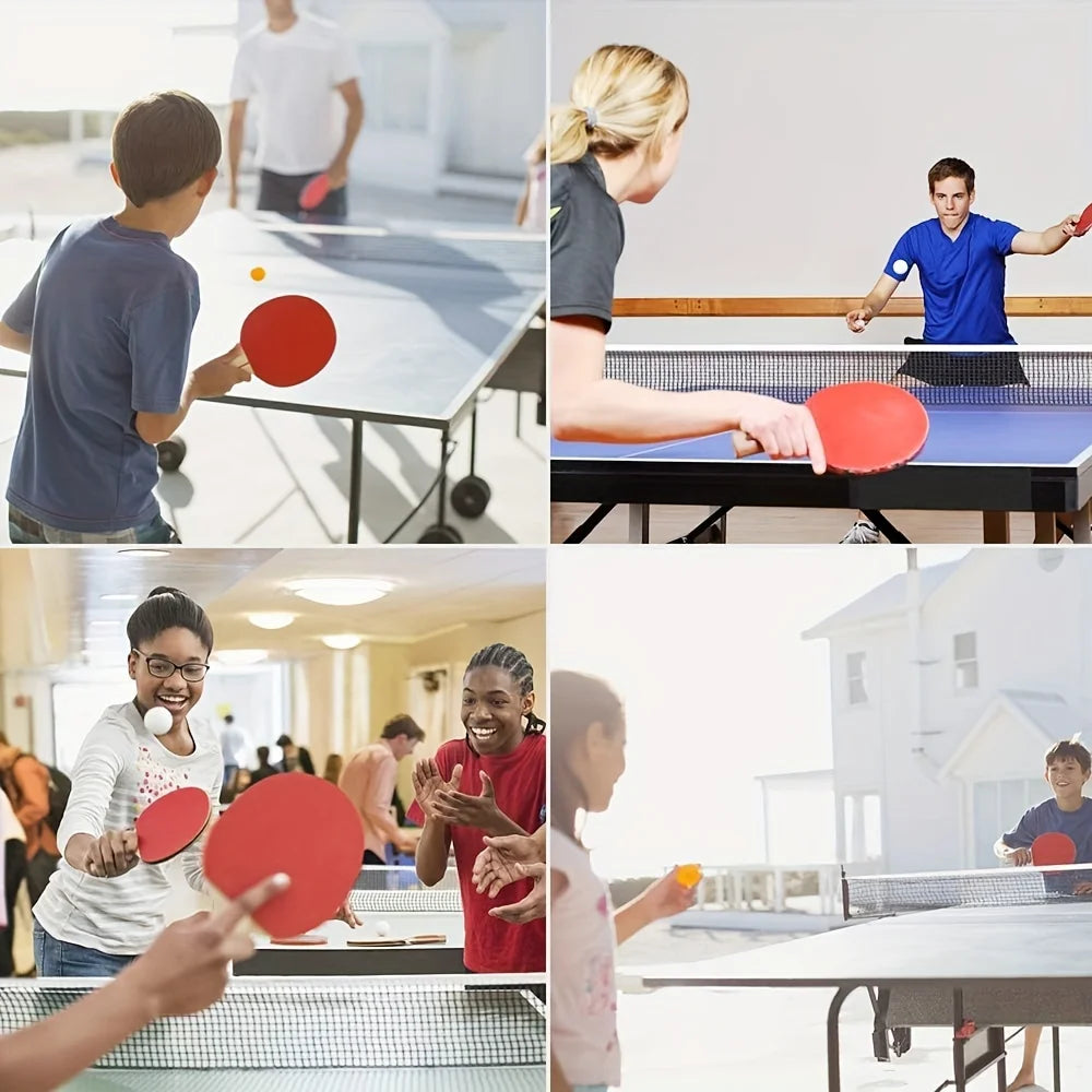 Portable Table Tennis Set with Retractable Net