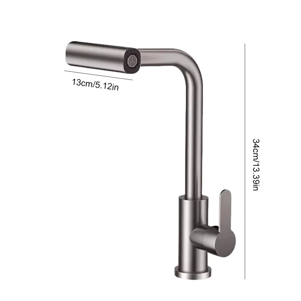 4-Spray Modes Kitchen Stainless Steel Faucet