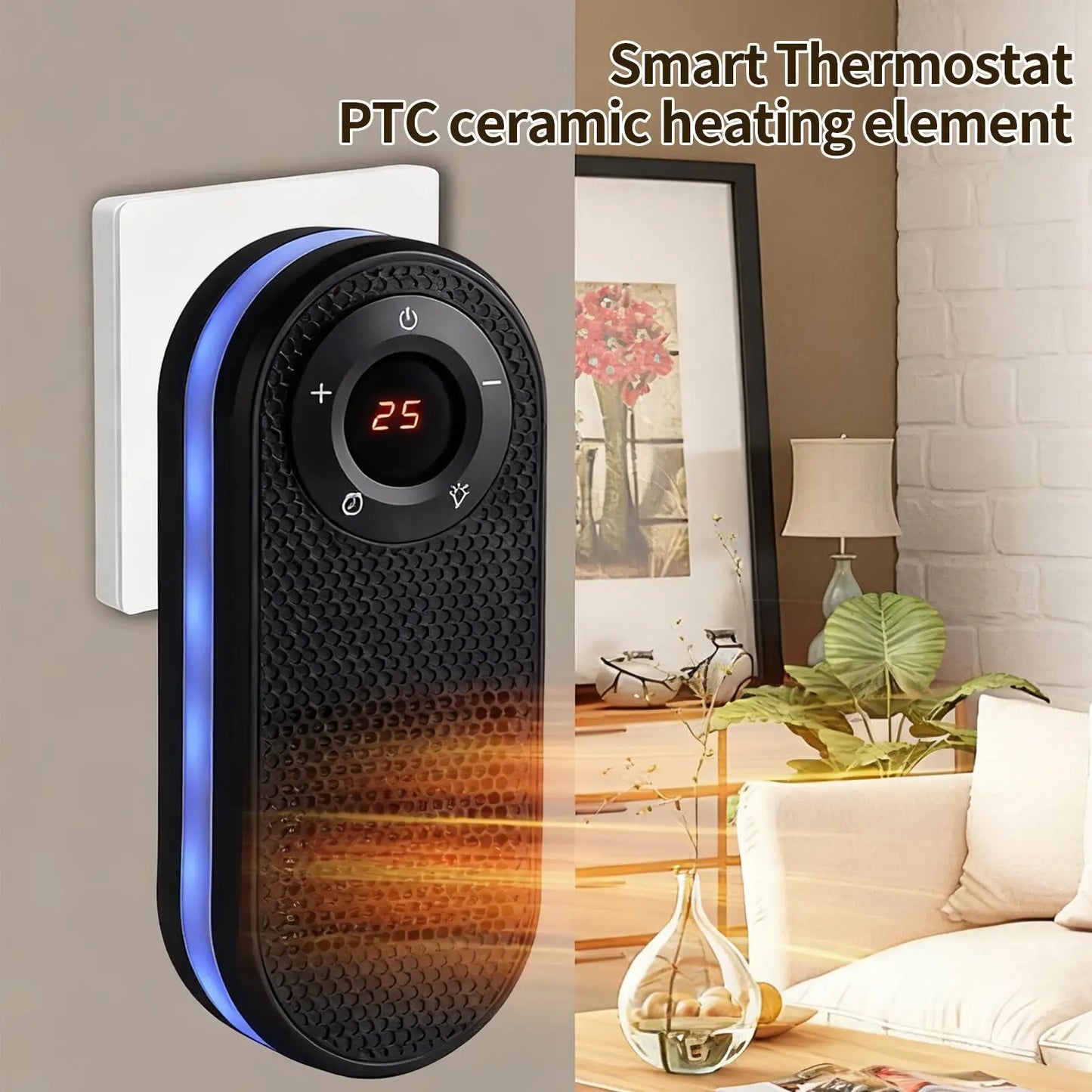 Wall Mounted Space Heater with 4 Colors