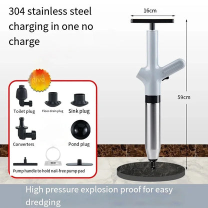 Household Kitchen Toilet High Pressure Drain Plunger