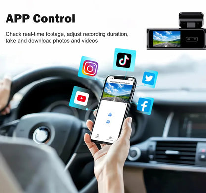 Mini Ultra HD 4K Car Front Dash Cam