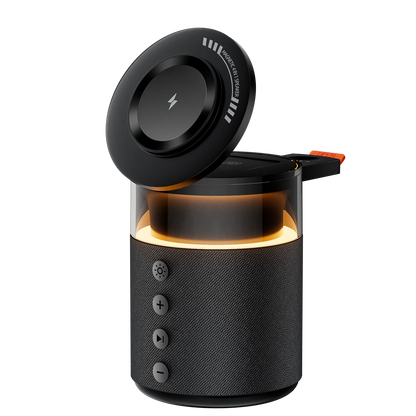 5-in-1 Magnetic Wireless Charging Station with Wireless Speaker