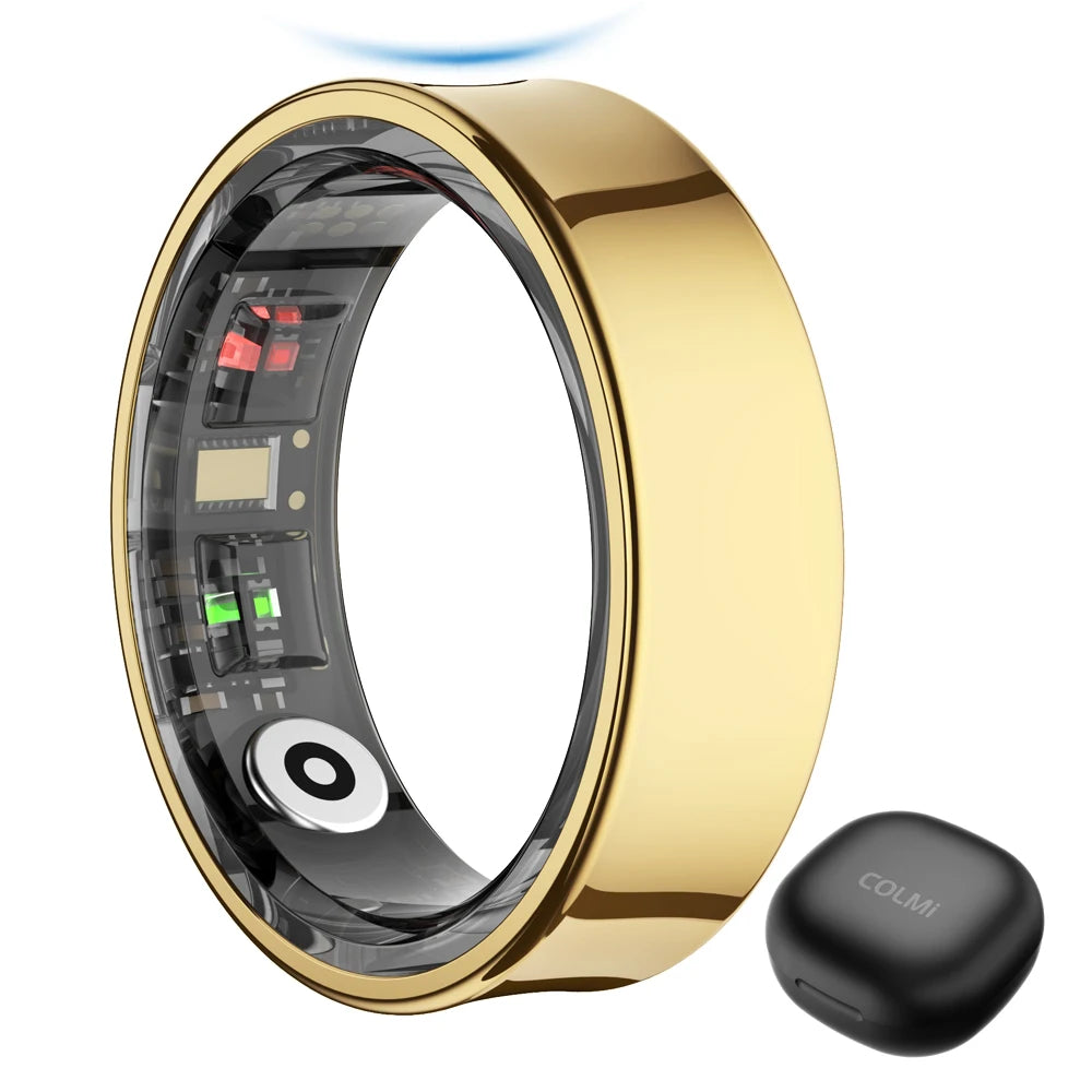 R09 Smart Ring Men Women with Charging Case