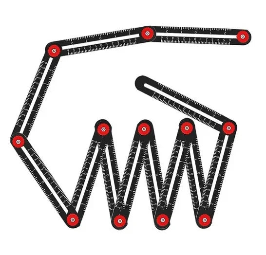 Adjustable Angle Template Ruler