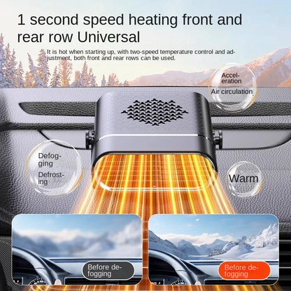 2 IN 1 Car Cooling & Heater Fan