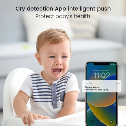 2K WiFi Indoor High-Definition Crying Detection Baby Monitor