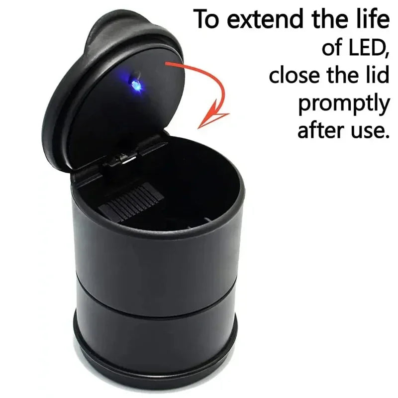 Portable Car LED Ashtray