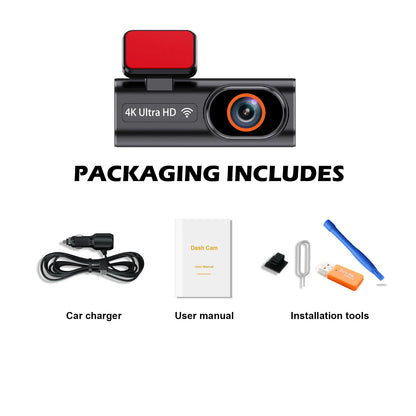 Mini Ultra HD 4K Car Front Dash Cam