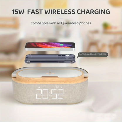 15W Wireless Smart Alarm Clock