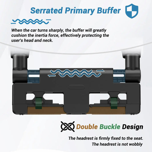 Adjustable Car Headrest Pillow