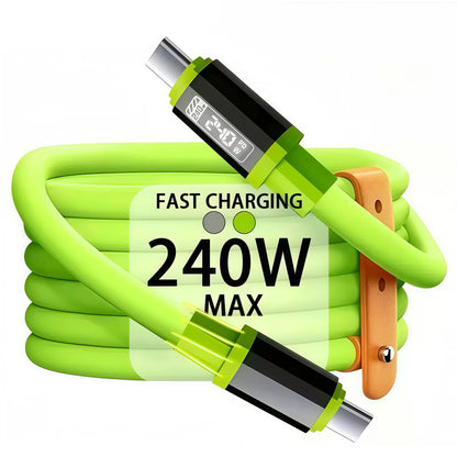 240W Fast Charging USB to Type-C, Type-C to Type-C Data Cable