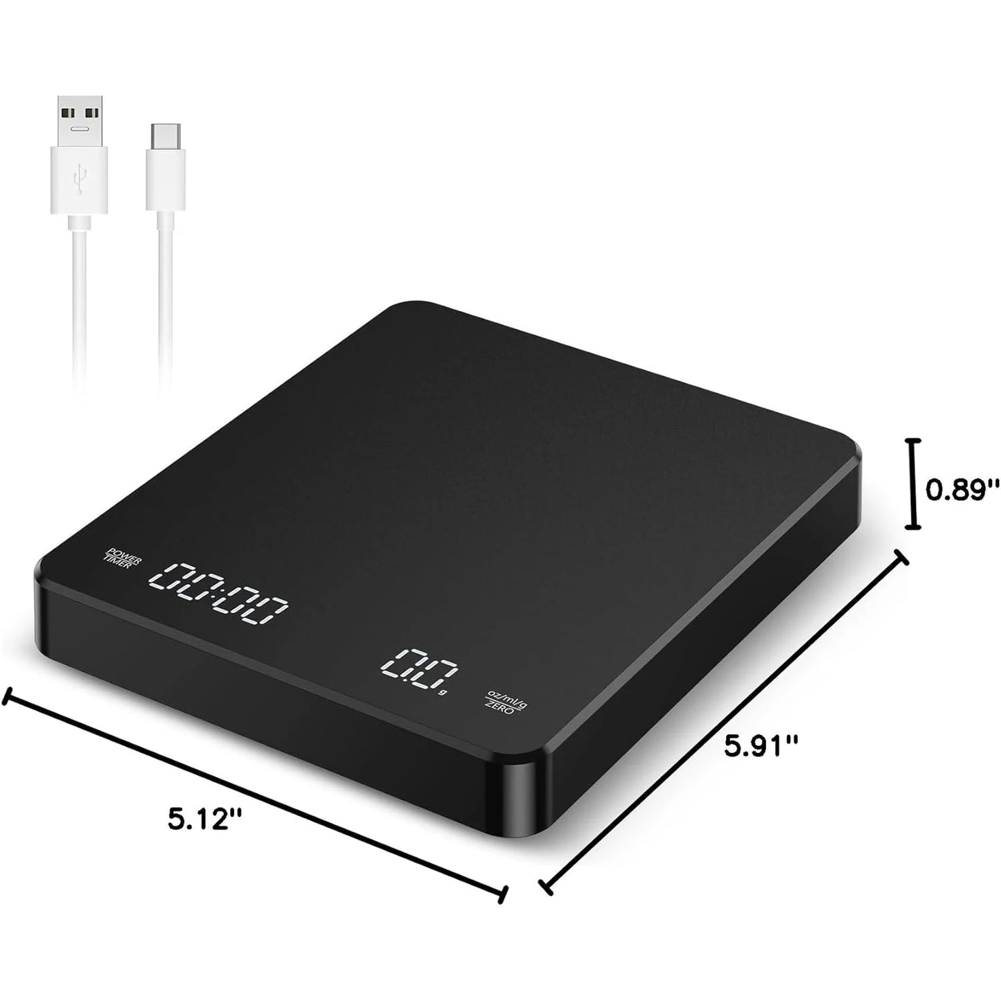 Digital Coffee Scale with Timer
