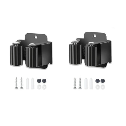 Wall-Mounted Broom and Mop Holders