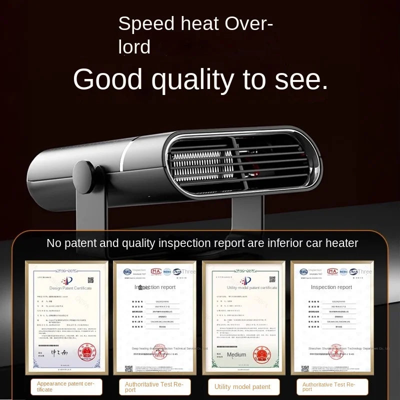 2 IN 1 Car Cooling & Heater Fan