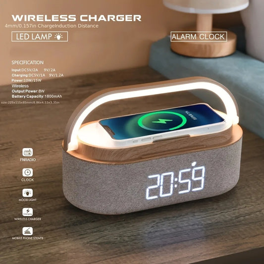 15W Wireless Smart Alarm Clock