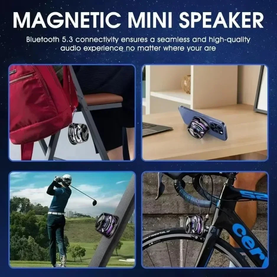 Portable Mini Magnetic Bluetooth Speaker