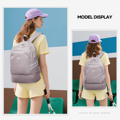 Lightweight Water Resistant Nylon Sport Backpack