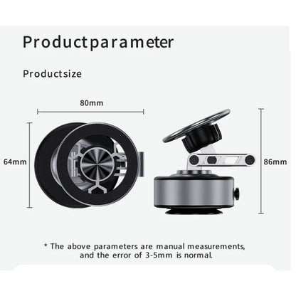 Magnetic Vacuum Adsorption Car Phone Holder