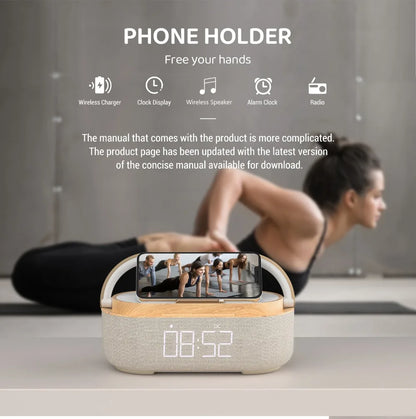 15W Wireless Smart Alarm Clock