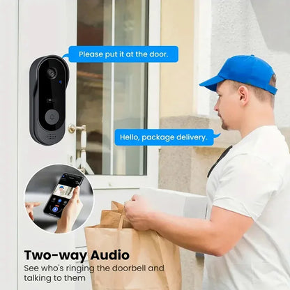 Smart Wireless Doorbell With Camera