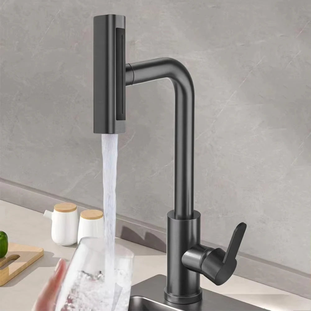 4-Spray Modes Kitchen Stainless Steel Faucet