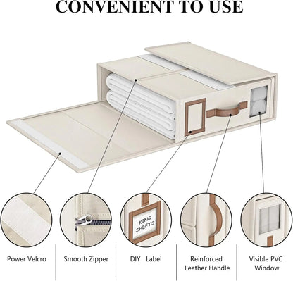 Foldable Bed Linen Organizer