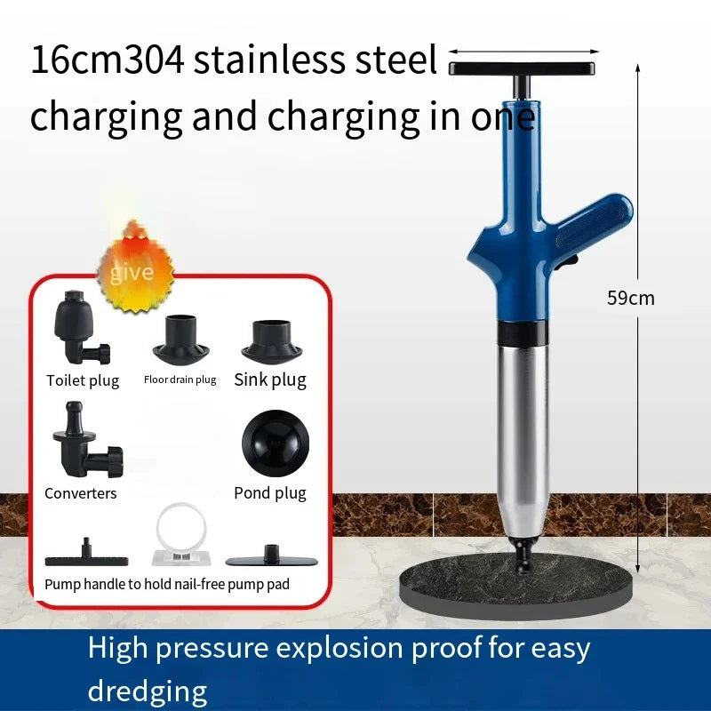 Household Kitchen Toilet High Pressure Drain Plunger