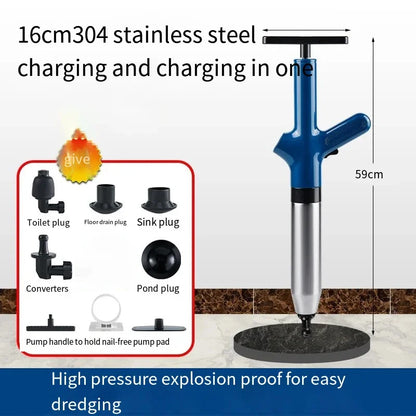 Household Kitchen Toilet High Pressure Drain Plunger